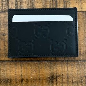 Gucci GG Supreme Leather Card Holder